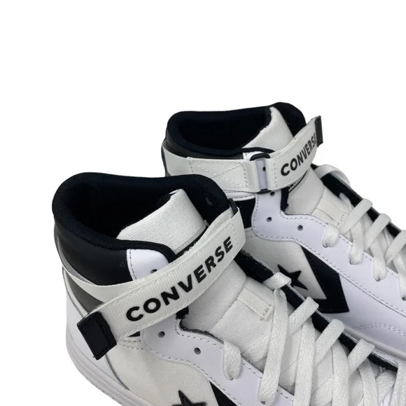 Converse Pro Blaze V2 Mid Top Shoes Skate Leather Black White Men’s Size A00985C - Picture 4 of 10